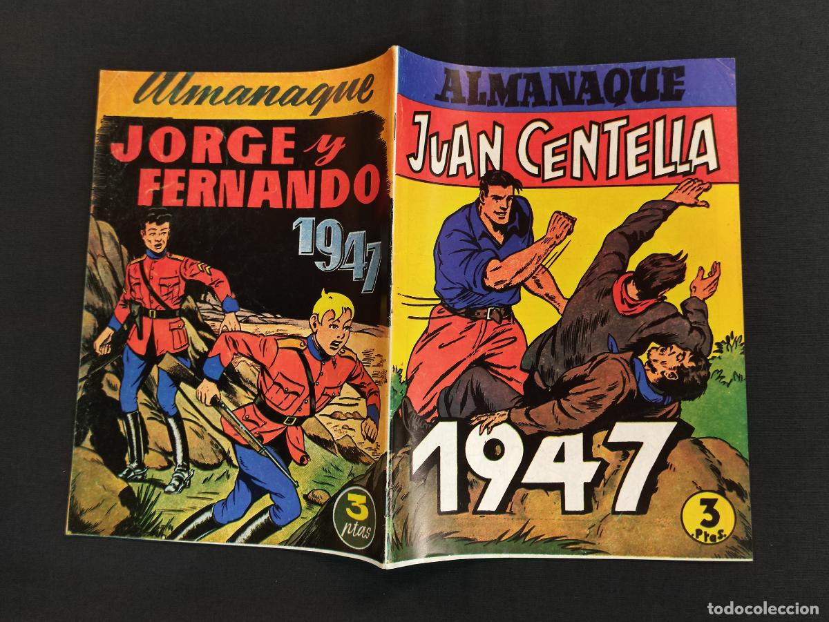 Tebeos: FACSIMIL - JUAN CENTELLA - ALMANAQUE 1947 - - Foto 1