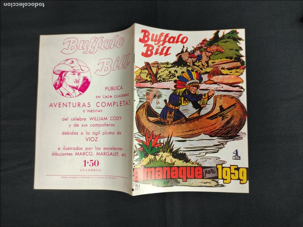 Tebeos: FACSIMIL - BUFFALO BILL - ALMANAQUE 1959 - Foto 1