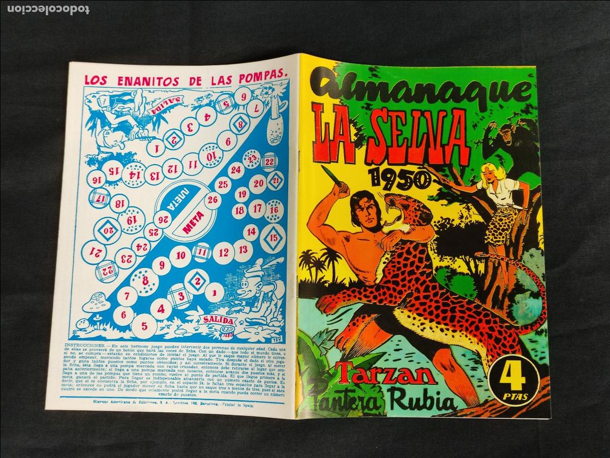Tebeos: FACSIMIL - LA SELVA - ALMANAQUE 1950 - Foto 1