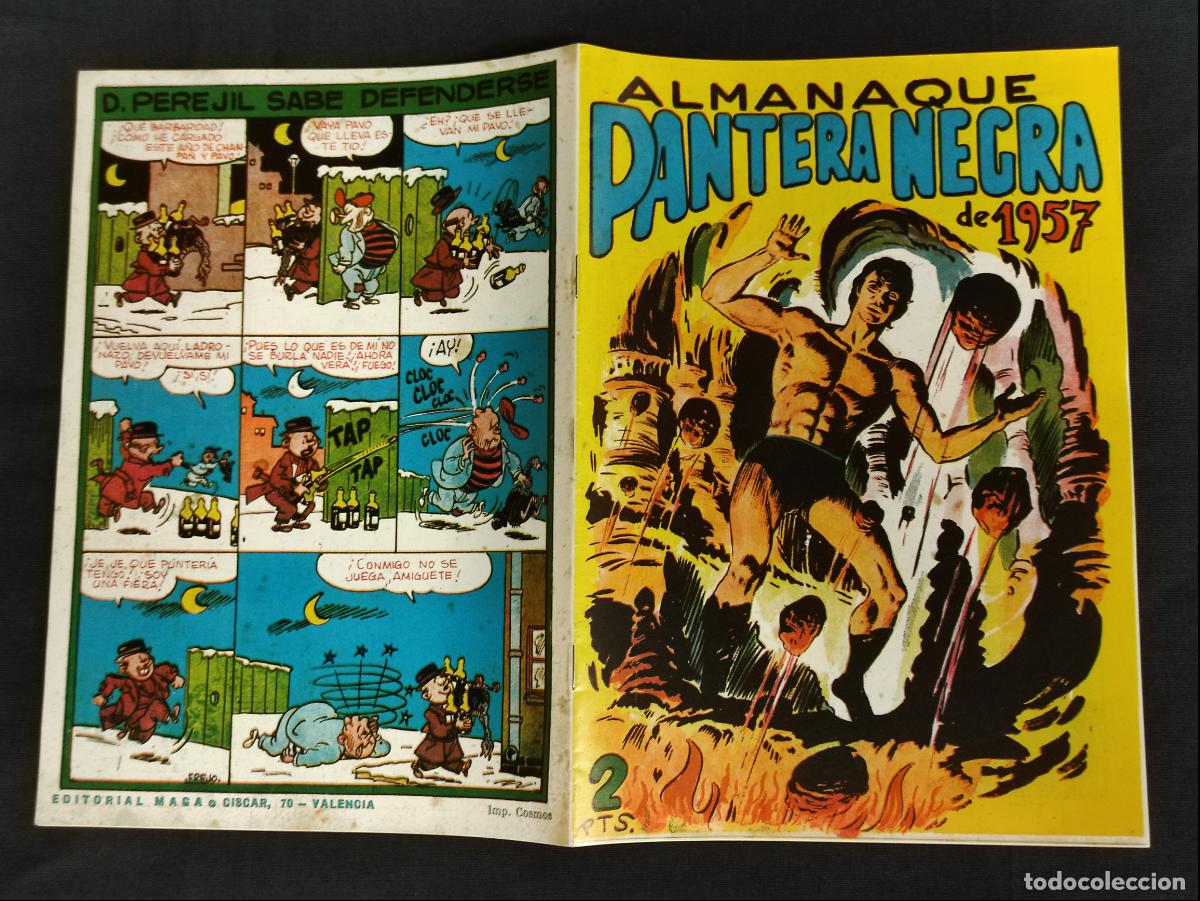 Tebeos: FACSIMIL - PANTERA NEGRA - ALMANAQUE 1957 - Foto 1