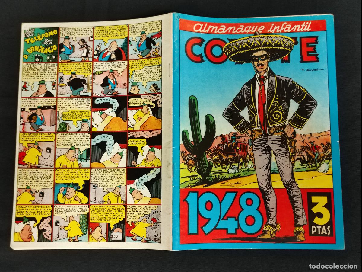 Tebeos: FACSIMIL - EL COYOTE - ALMANAQUE 1948 - Foto 1