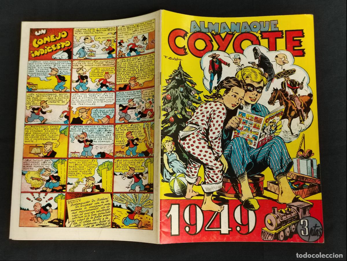 Tebeos: FACSIMIL - EL COYOTE - ALMANAQUE 1949 - Foto 1