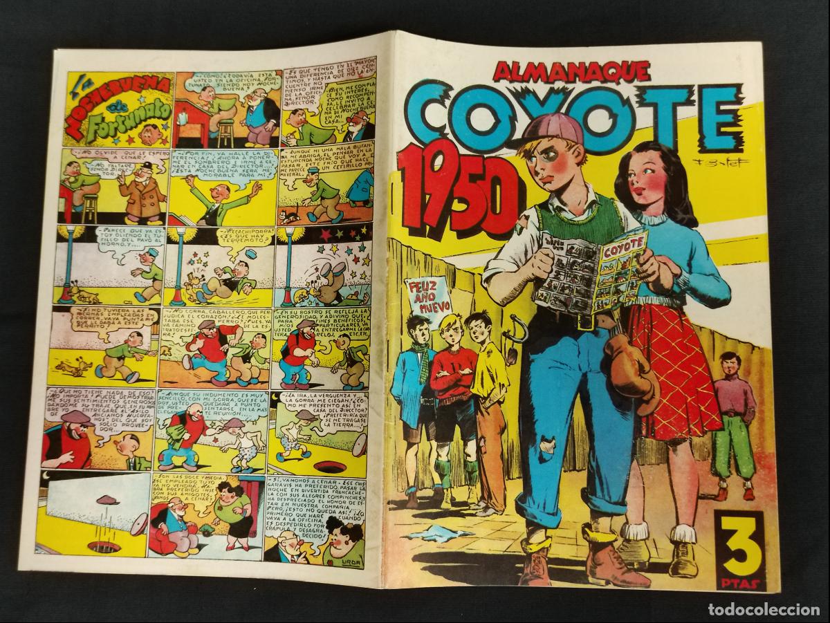 Tebeos: FACSIMIL - EL COYOTE - ALMANAQUE 1950 - Foto 1