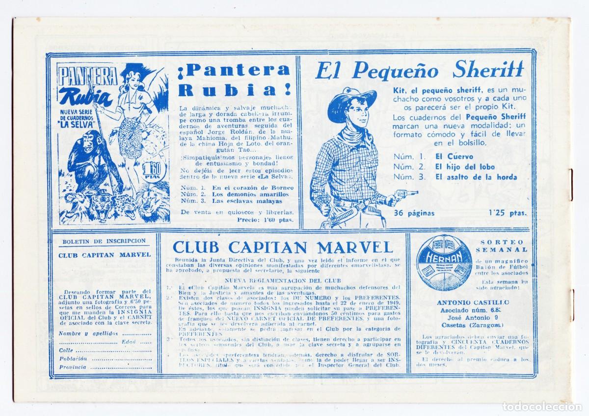 Tebeos: LOTE 18 NUMEROS CAPITAN MARVEL HISPANO AMERICANA REEDICION FACSIMIL COMIC-MAM - Foto 2
