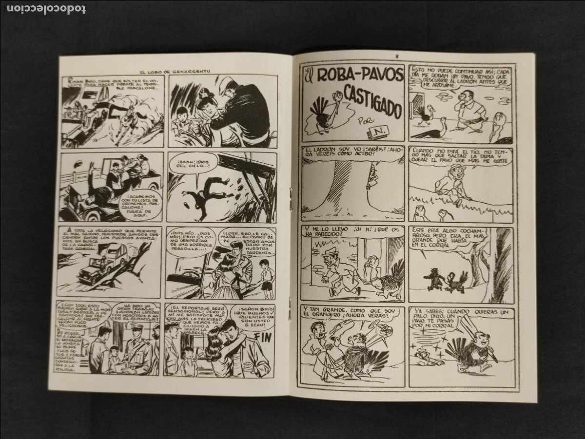 Tebeos: FACSIMIL - ROQUE BRIO - ALMANAQUE 1957 - Foto 2