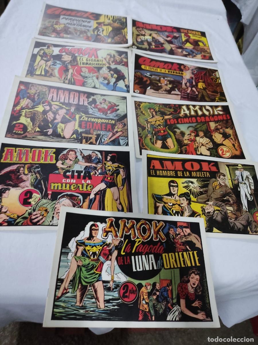Tebeos: LOTE DE 9 EJEMPLARES AMOK - Foto 1