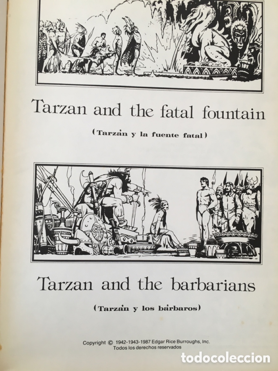 Tebeos: C&ograve;mic Tarzan S&egrave;rie completa 0-7 - Foto 5