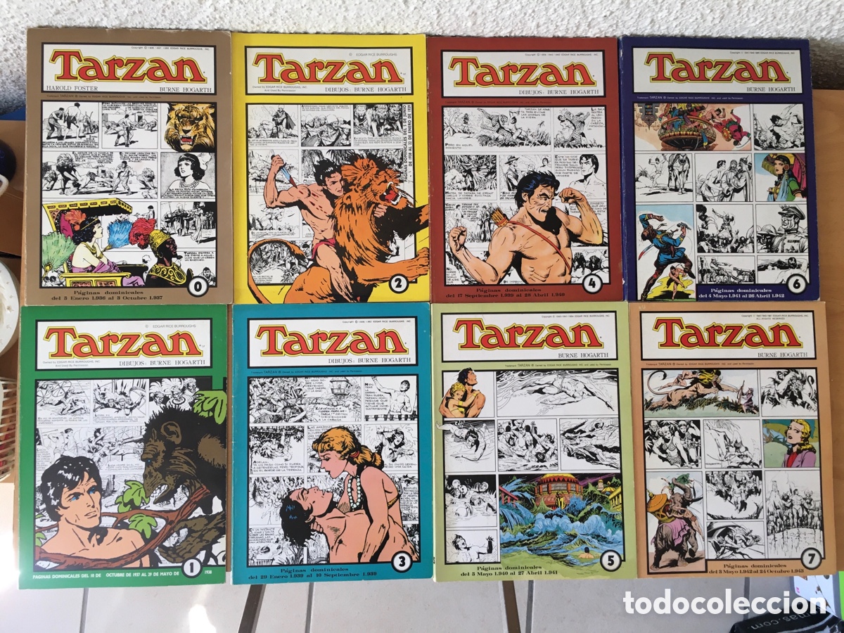 Tebeos: C&ograve;mic Tarzan S&egrave;rie completa 0-7 - Foto 1