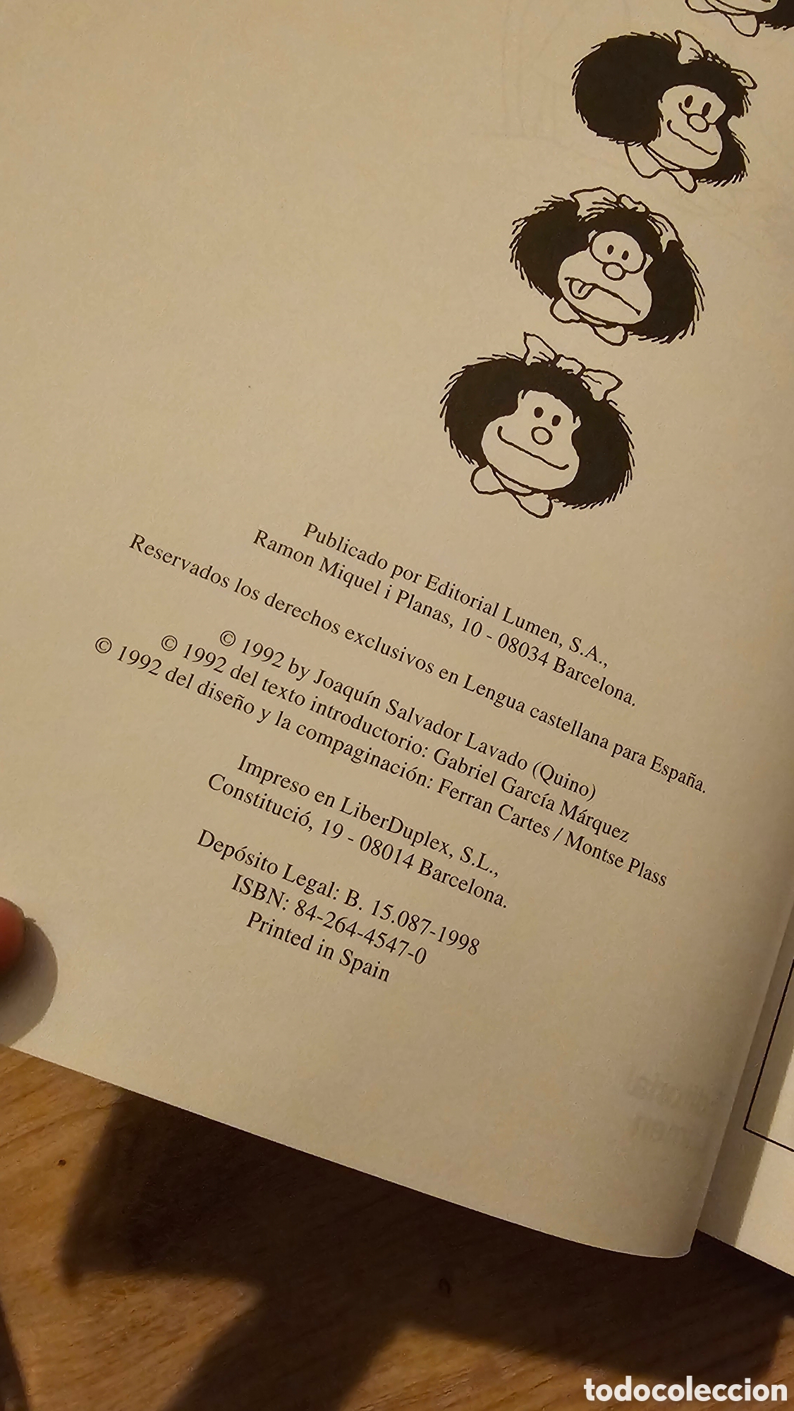 Tebeos: Maxi libro &rdquo;Todo MAFALDA&rdquo; A&Ntilde;O 1998 - Foto 6