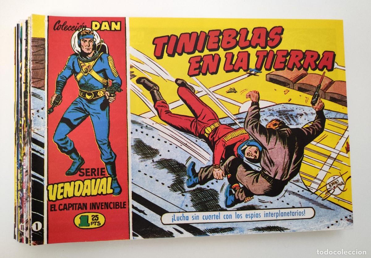 Tebeos: VENDAVAL El Capit&aacute;n Invencible, completa (reedici&oacute;n facs&iacute;mil) 26 n&uacute;meros - Foto 1