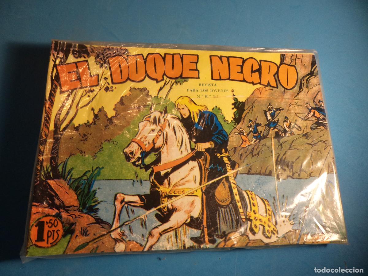 Tebeos: El duque negro. Completa. 42 ejemplares. Facsimil. - Foto 1