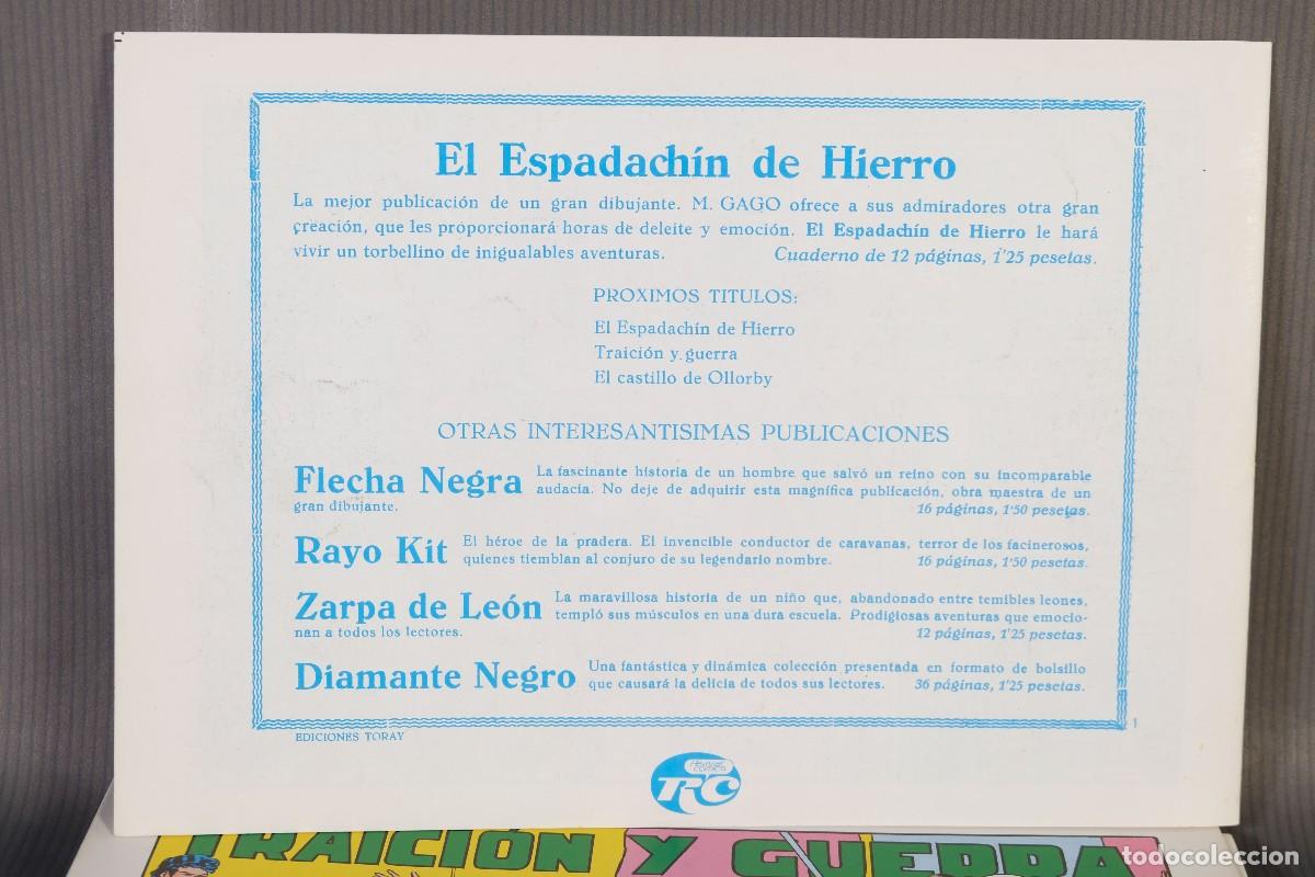 Tebeos: El espadach&iacute;n de hierro - 9 n&uacute;meros - reedici&oacute;n - Foto 3