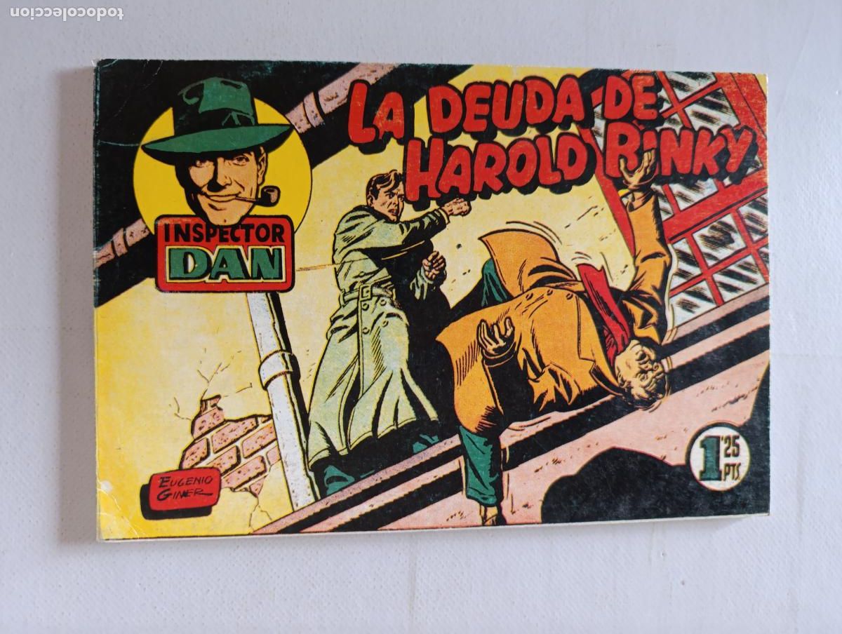 Tebeos: INSPECTOR DAN - TOMO N&ordm; 2 - EUGENIO GINER - FACSIMIL, REEDICION (A2) - Foto 1