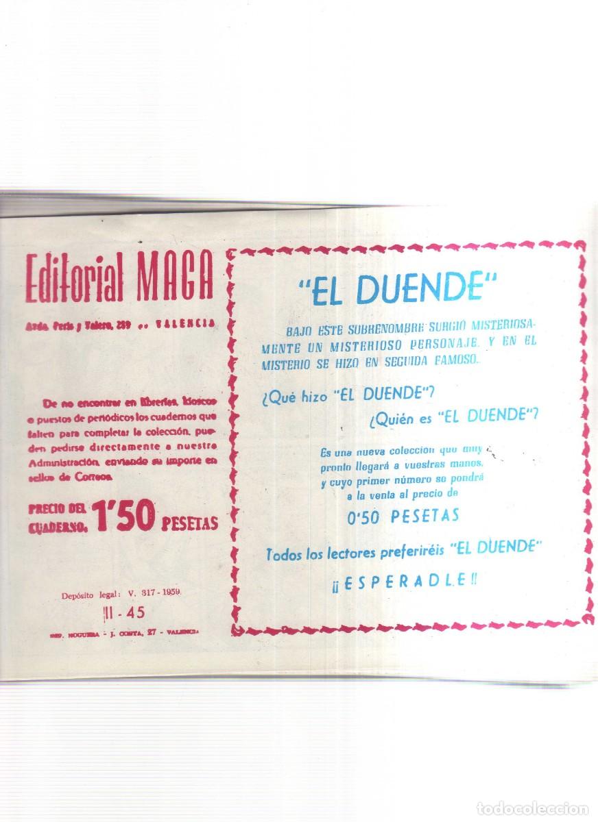 Tebeos: BENGALA 2&ordf; PARTE COMPLETA 45 N&ordm; REEDICION - Foto 2
