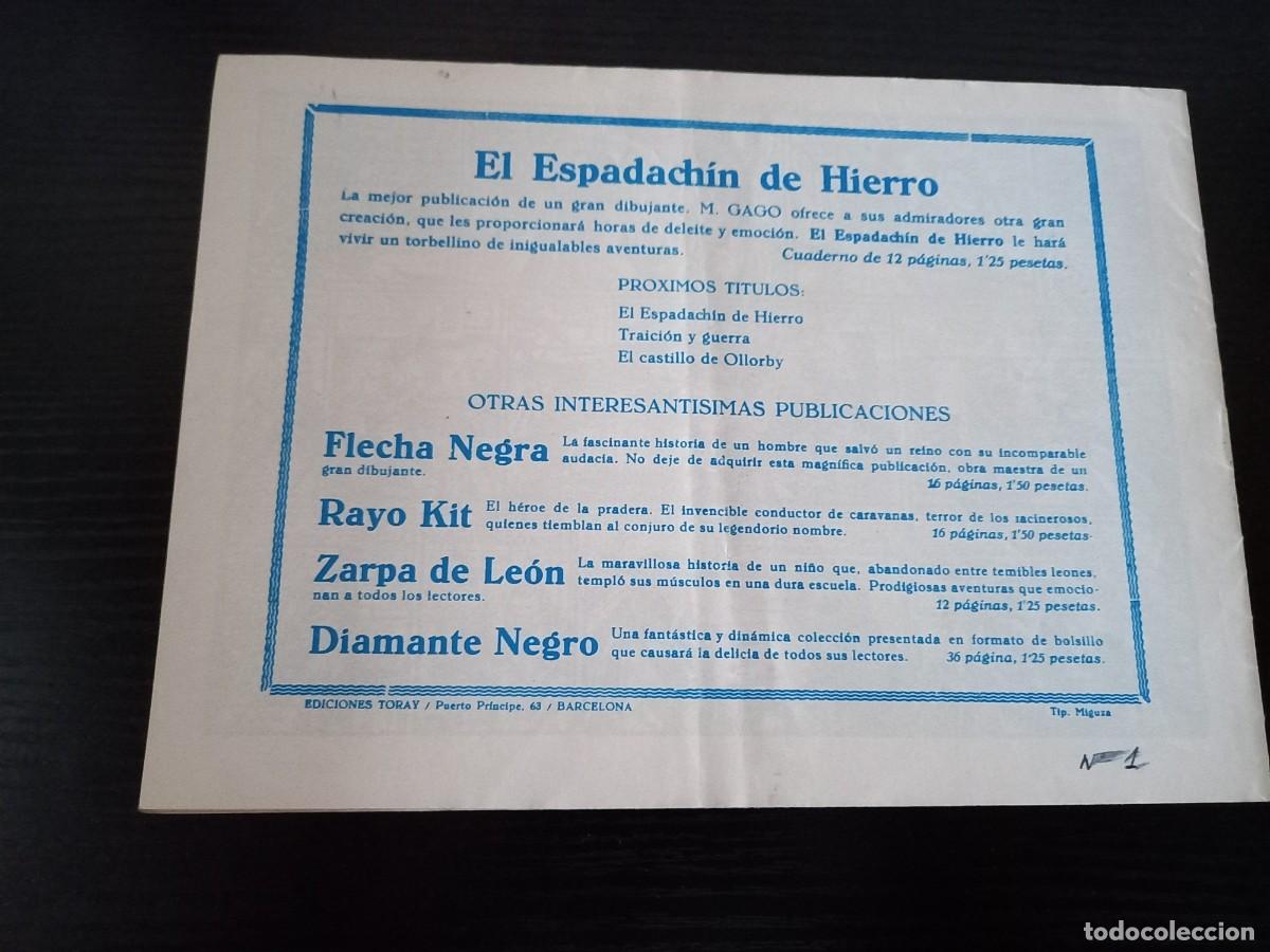 Tebeos: El Espadach&iacute;n de Hierro n&ordm; 1 - Foto 2