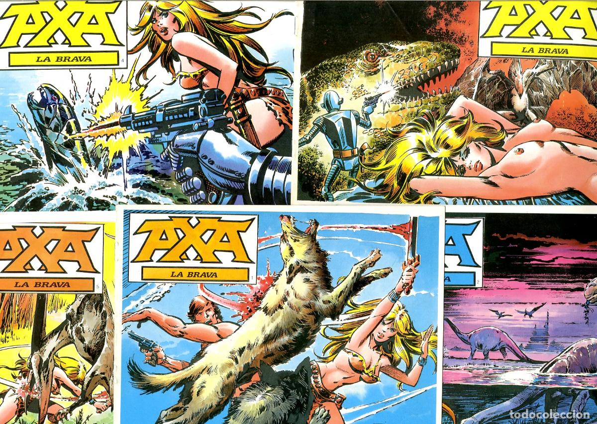 Tebeos: Axa la Brava / Colecci&oacute;n Completa / Ediciones el Bolet&iacute;n / 1994 - Foto 1