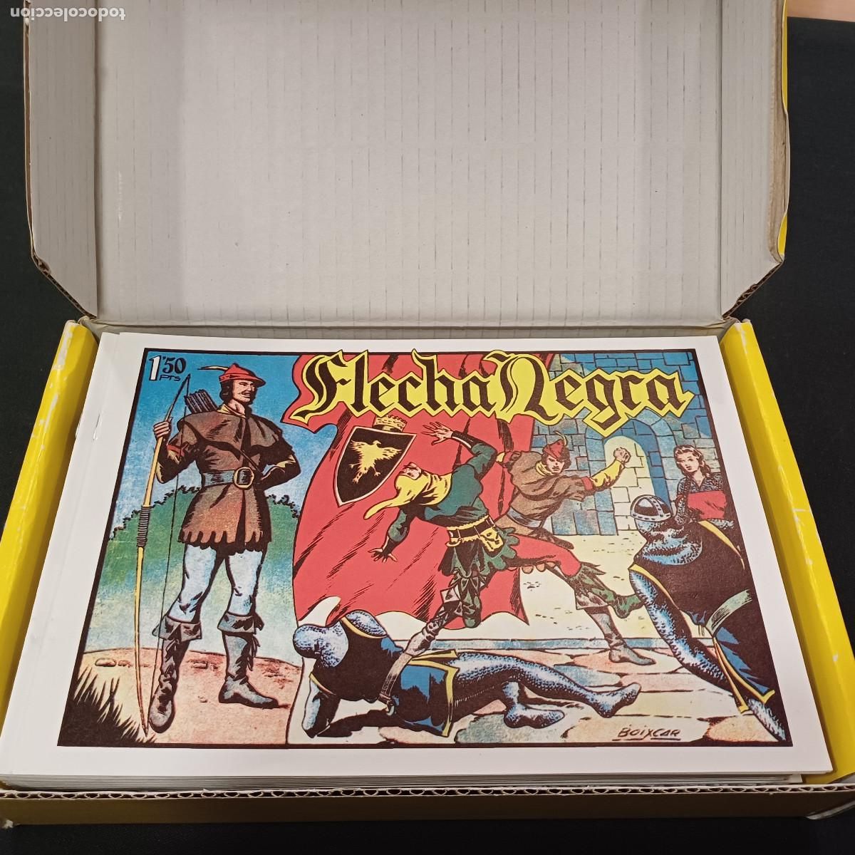 Tebeos: FLECHA NEGRA/COLECCION COMPLETA REEDICION FACSIMIL. - Foto 2