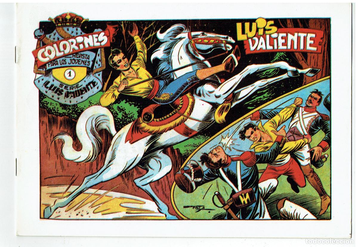 Tebeos: COLORINES. LUIS VALIENTE. N&ordm; 1. FACSIMIL. (P/C52) - Foto 1