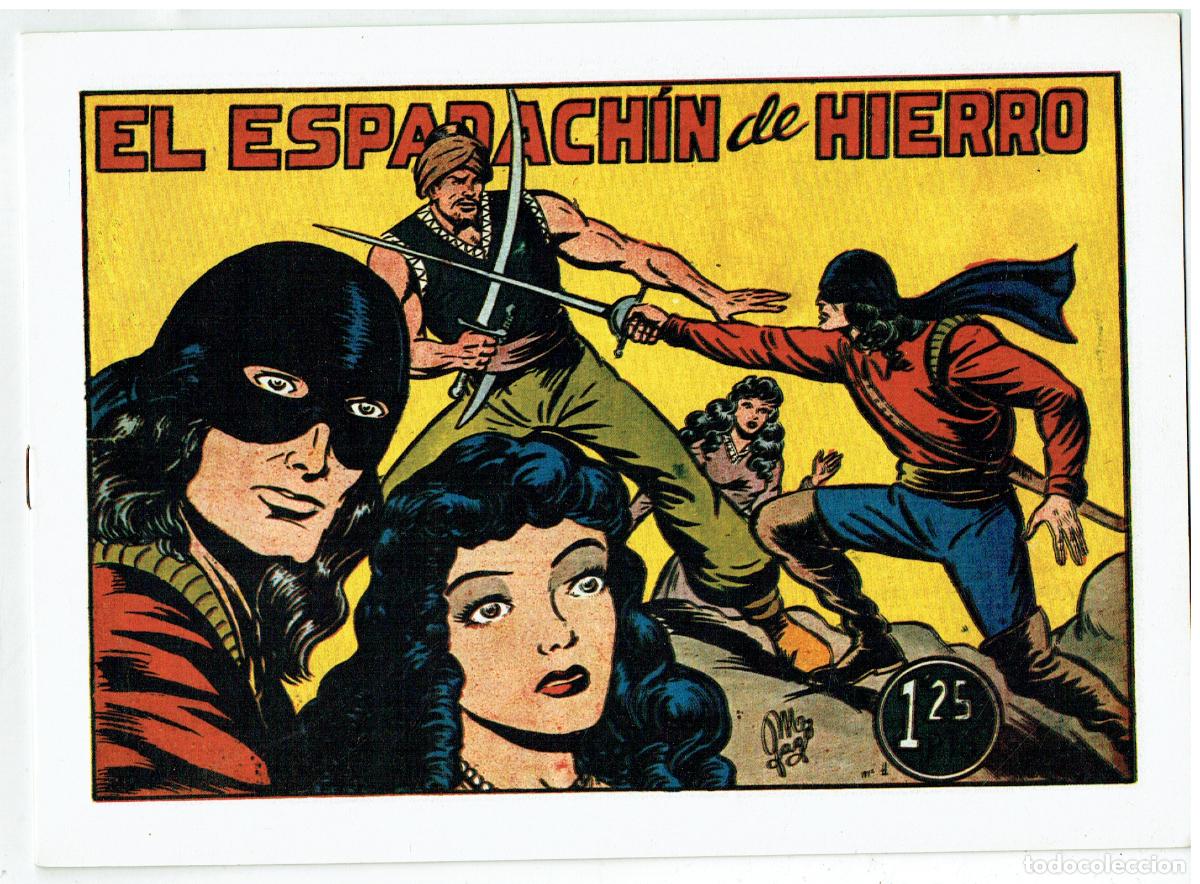 Tebeos: EL ESPADACH&Iacute;N DE HIERRO. N&ordm; 1. FACSIMIL. (P/C52) - Foto 1