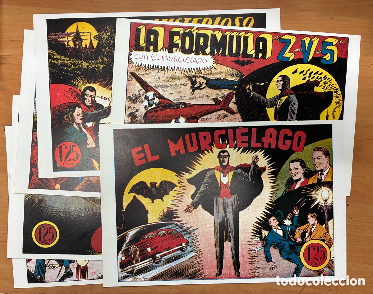 Tebeos: COLECCION COMPLETA COMICS REEDICION EL MURCIELAGO 6 EJEMPLARES - Foto 1