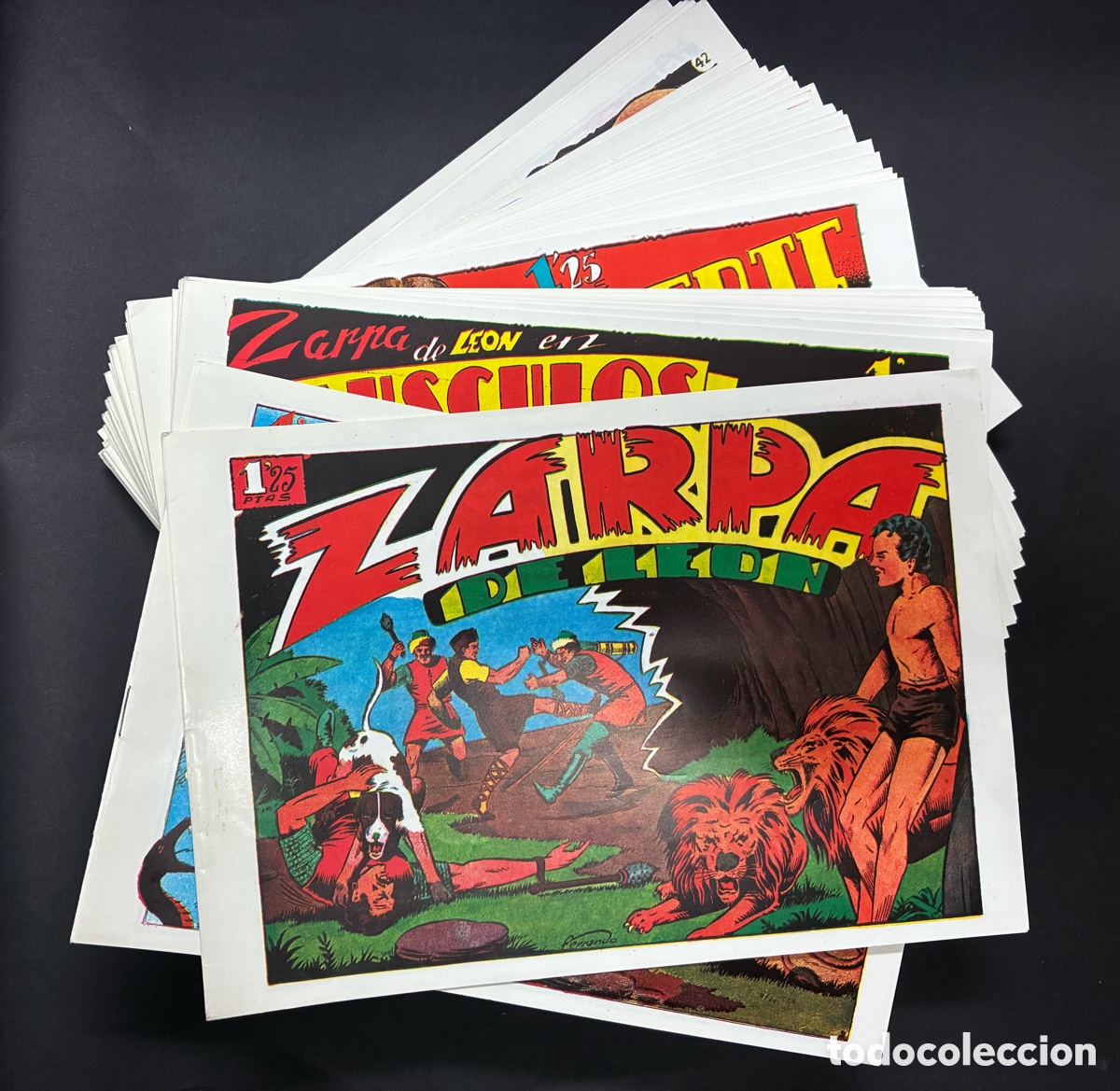 Tebeos: COLECCION COMPLETA COMICS REEDICION ZARPA DE LEON 60 EJEMPLARES - Foto 1