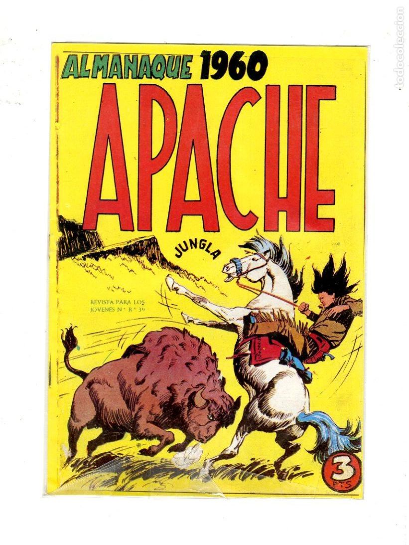 Tebeos: Almanaque 1960 Apache / Editorial Maga - Foto 1