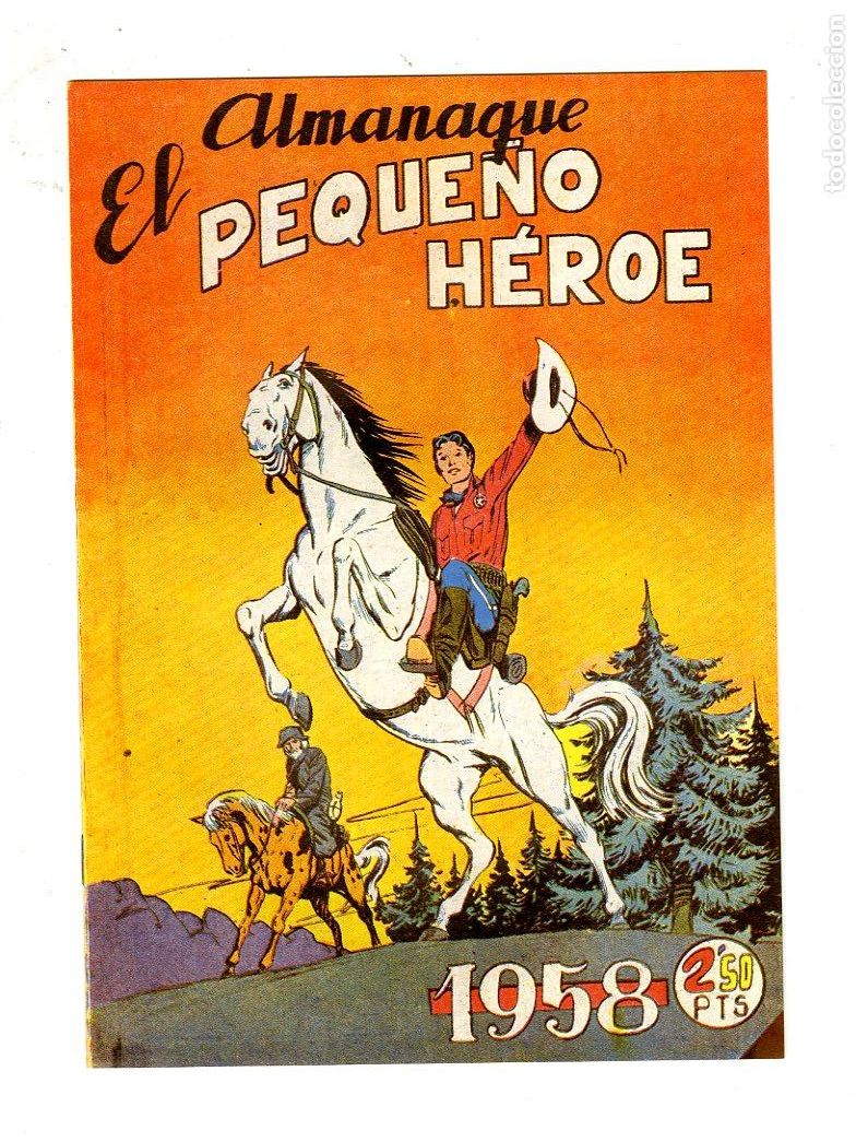Tebeos: Almanaque El Peque&ntilde;o H&eacute;roe 1958 / Editorial Maga - Foto 1