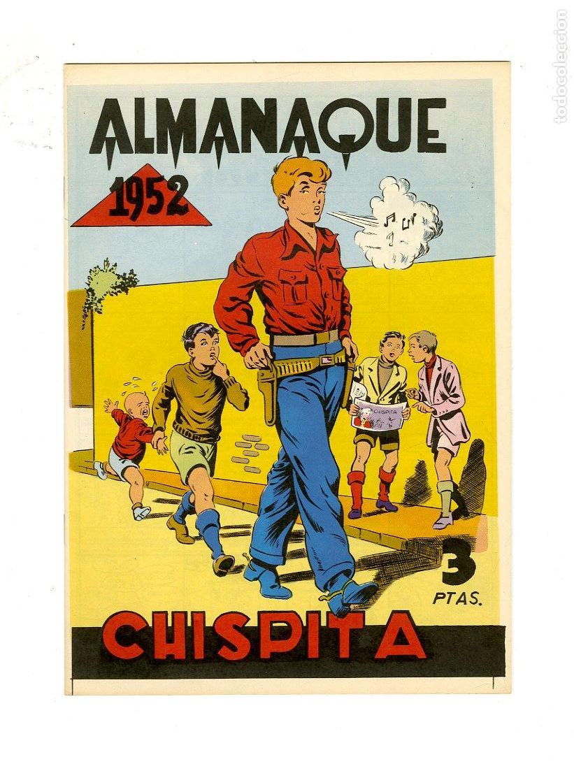Tebeos: Almanaque 1952 Chispita / Editorial Grafidea - Foto 1
