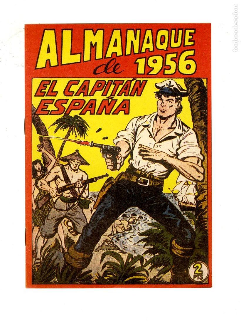 Tebeos: Almanaque 1956 El Capit&aacute;n Espa&ntilde;a - Foto 1
