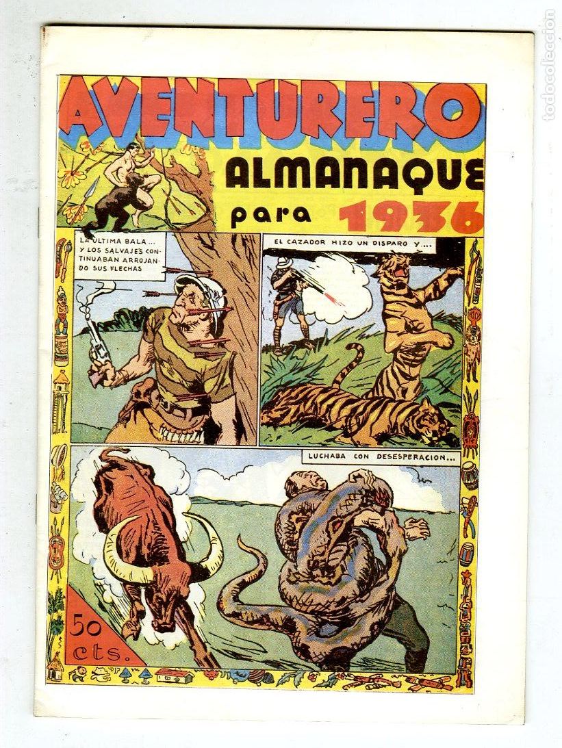 Tebeos: Aventurero Almanaque 1936 - Foto 1