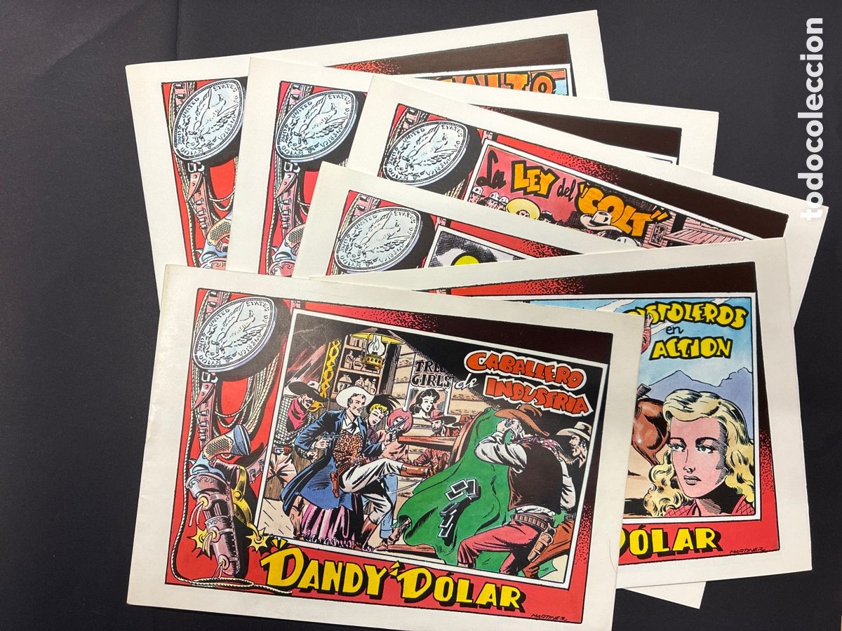 Tebeos: COLECCION COMPLETA COMICS REEDICION DANDY DOLAR 6 EJEMPLARES - Foto 1