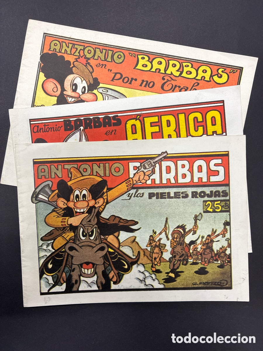 Tebeos: COLECCION COMPLETA COMICS REEDICION ANTONIO BARBAS 3 EJEMPLARES - Foto 1