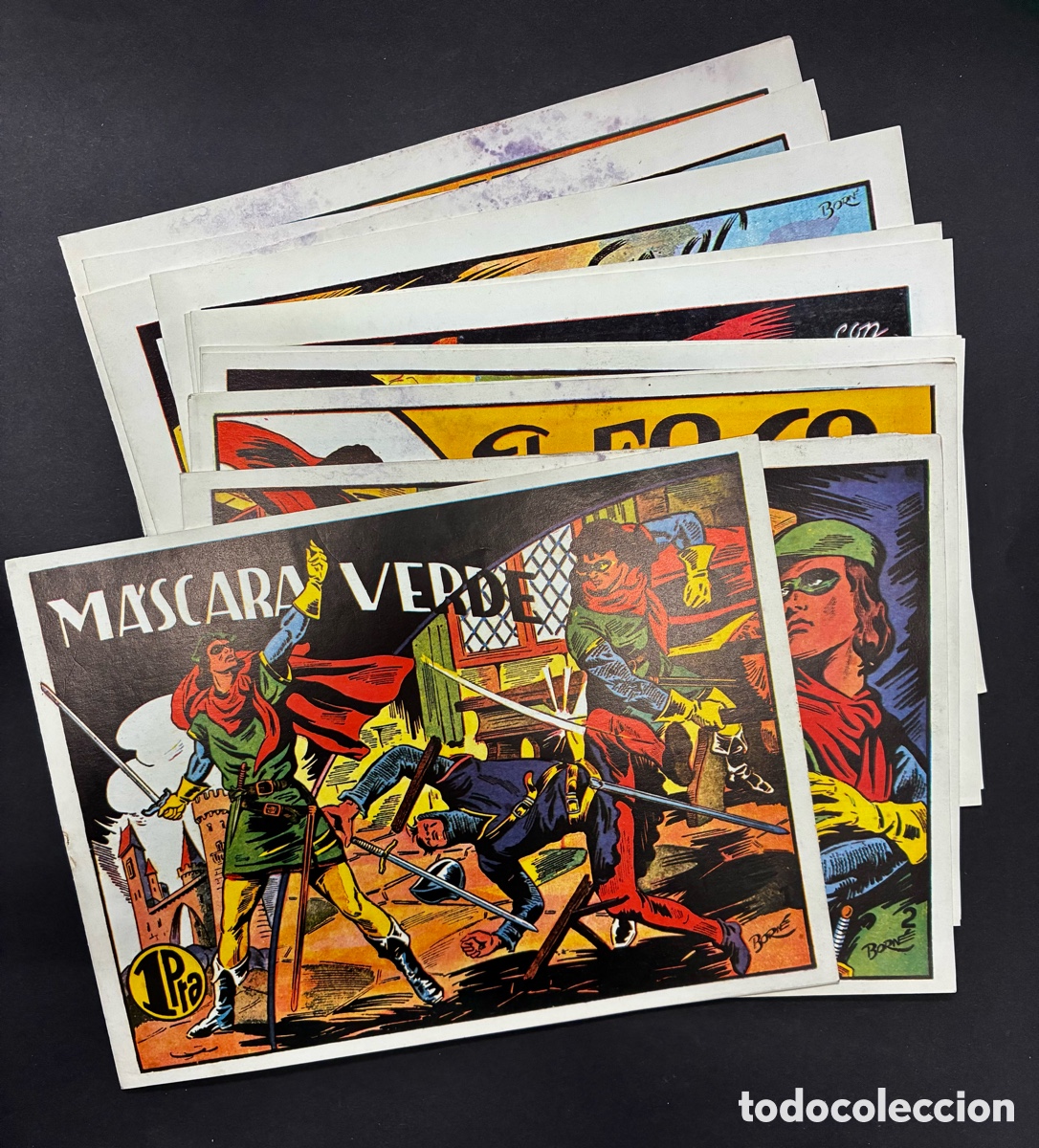 Tebeos: COLECCION COMPLETA COMICS REEDICION MASCARA VERDE 15 EJEMPLARES - Foto 1