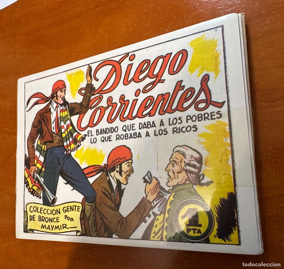 Tebeos: DIEGO CORRIENTES COMPLETA 13 NUMS. EDICION FACSIMIL A ESTRENAR - Foto 3