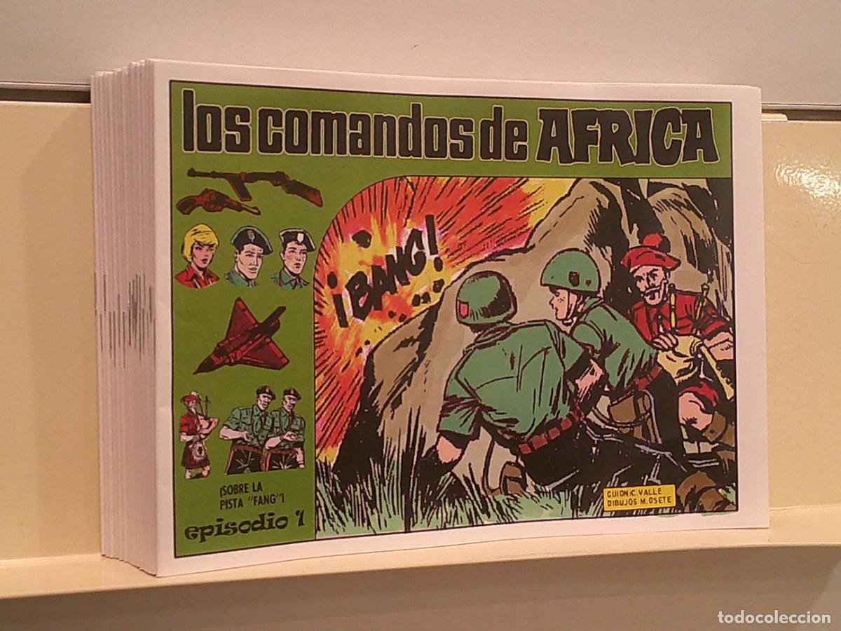 Tebeos: COMANDOS DE AFRICA COMPLETA 24 NUM. REEDICION - Foto 1