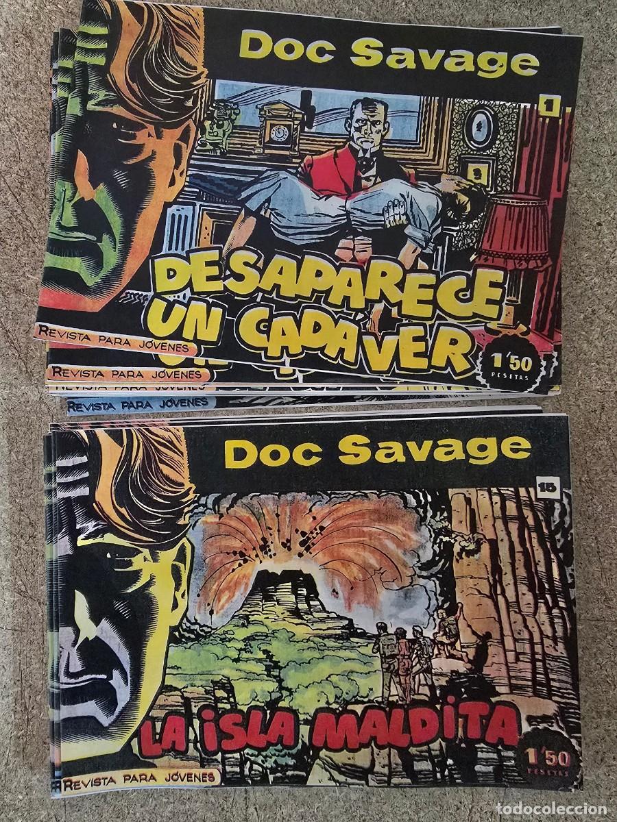 Tebeos: Doc Savage.Completa 27 Tebeos.Rollan.Facsimil - Foto 1