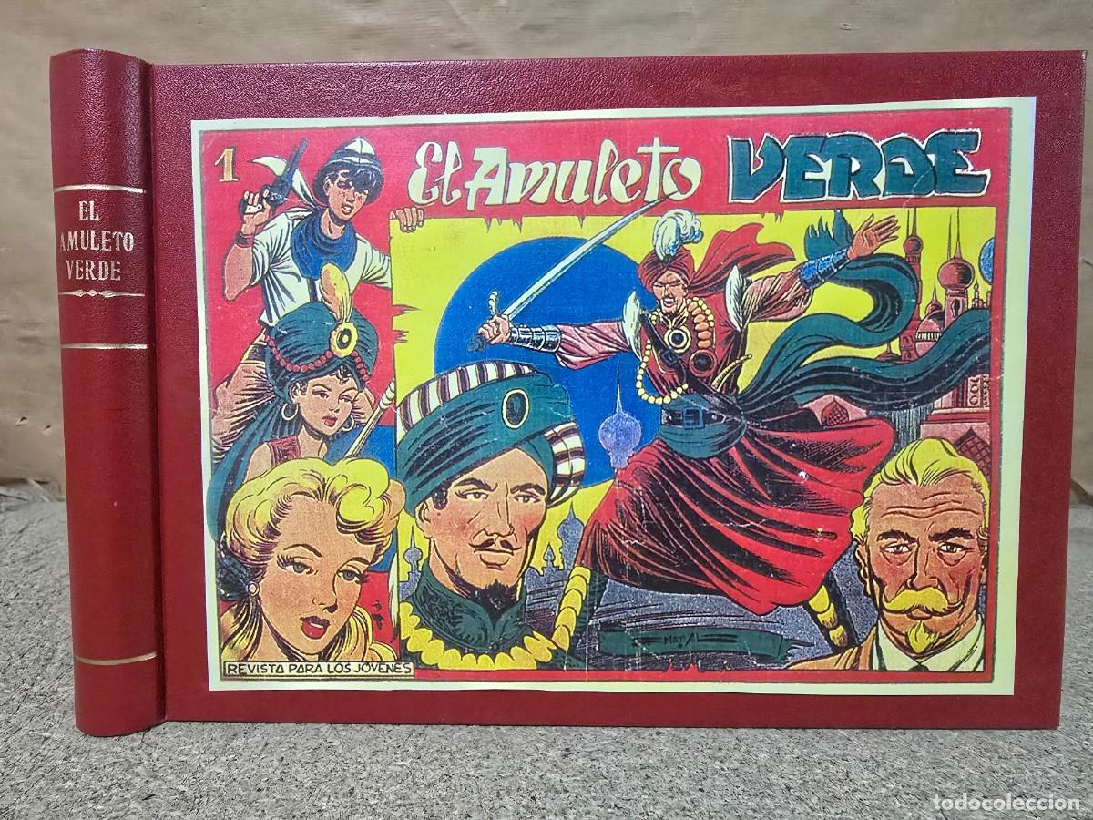 Tebeos: El Amuleto Verde.Completa.24 Tebeos en un Tomo.Grafidea.Facsimil