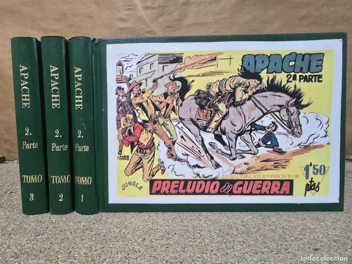 Tebeos: Apache.2&ordf; Parte.Completa.76 Tebeos en tres Tomos.Maga.Facsimil