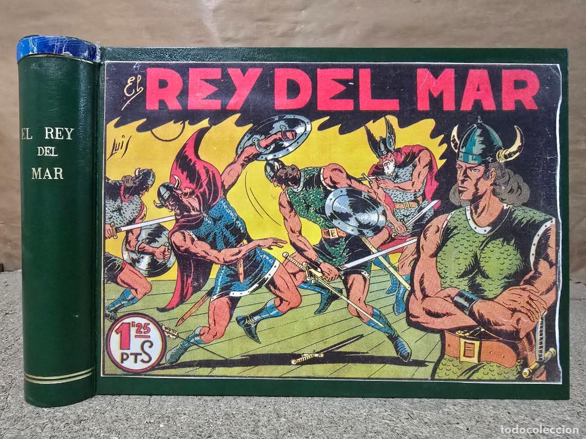 Tebeos: El Rey del Mar.Completa 46 Tebeos en un tomo.Valenciana.Facsimil