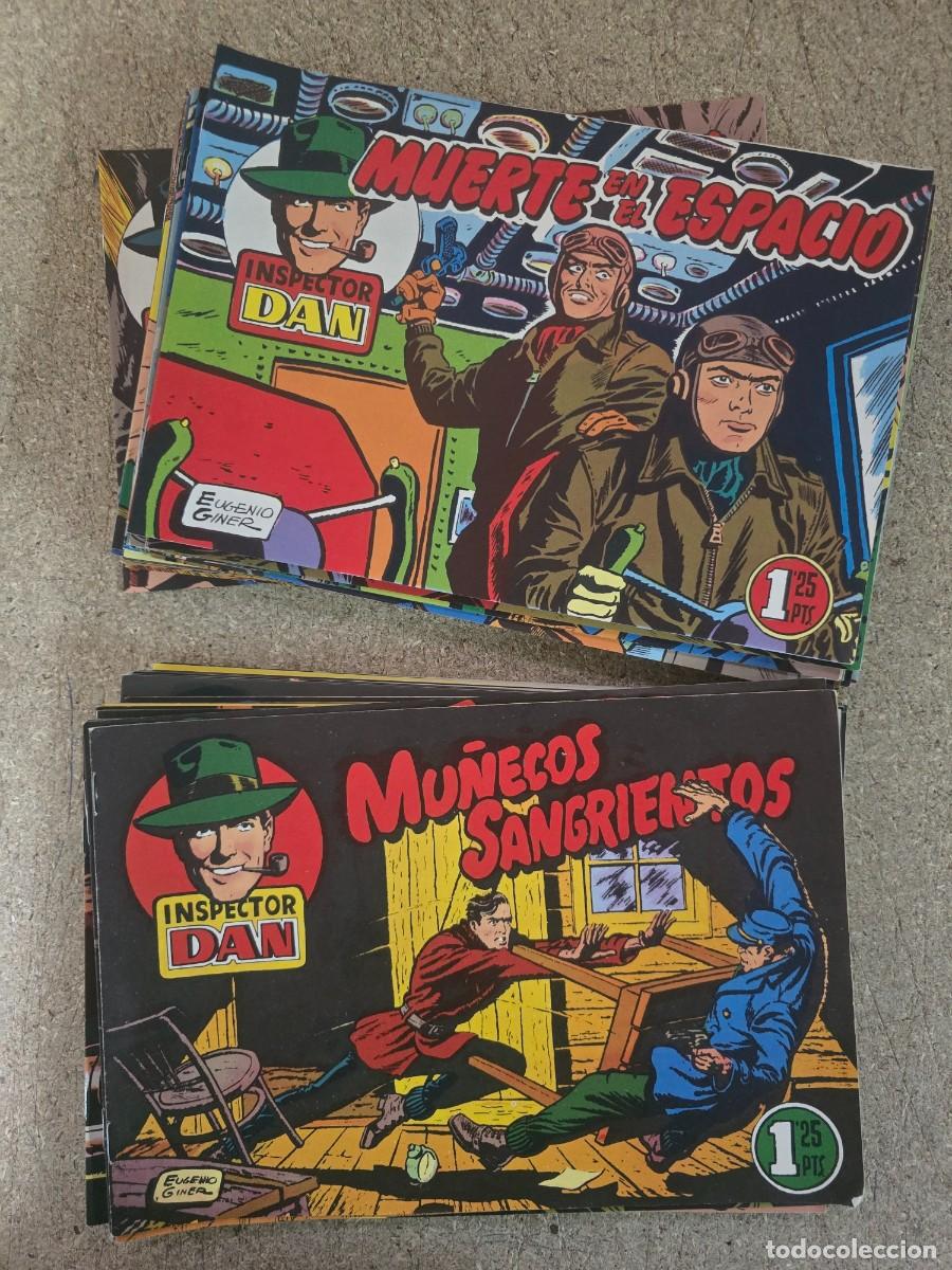 Tebeos: Inpector Dan.Incompleta.solo falta el numero 2.Bruguera.Facsimil