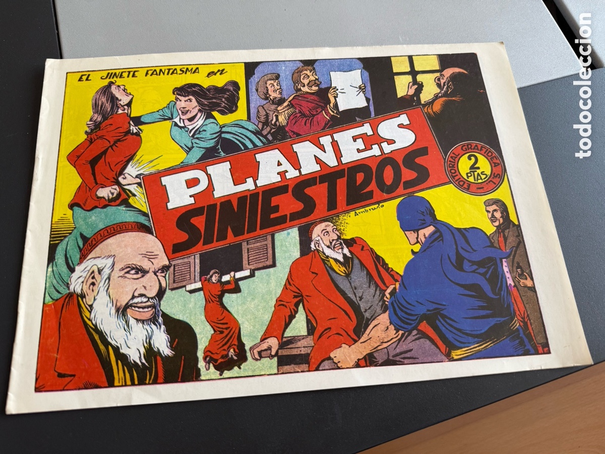 Tebeos: EL JINETE FANTASMA. Planes Siniestros