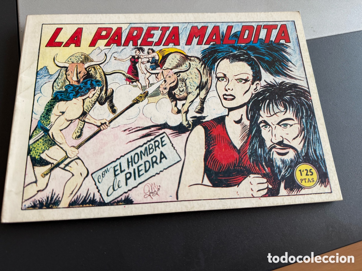 Tebeos: Purk el hombre de piedra - tomo 9 - La pareja maldita - Contiene 8 n&uacute;meros -
