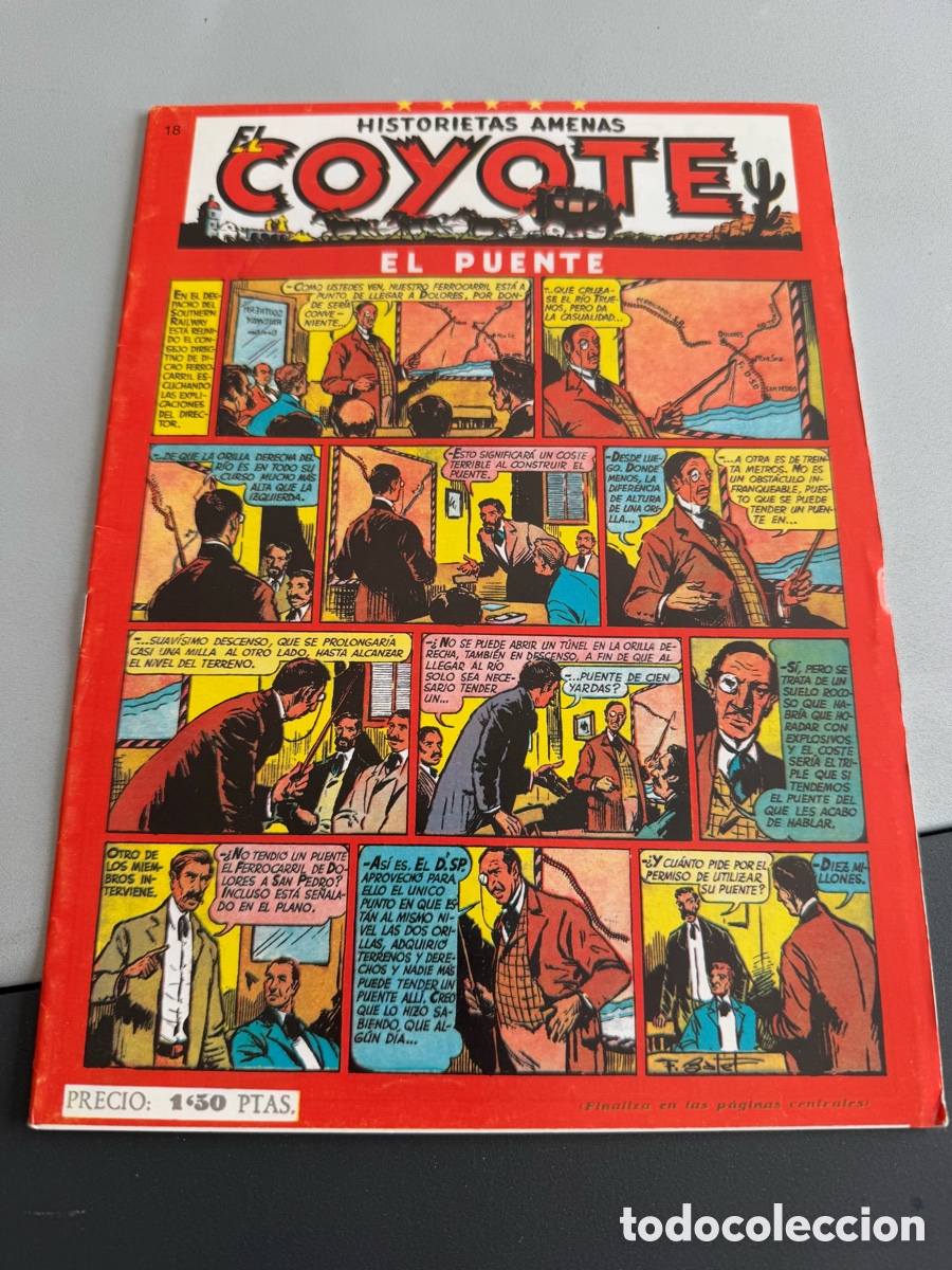 Tebeos: EL COYOTE. El puente