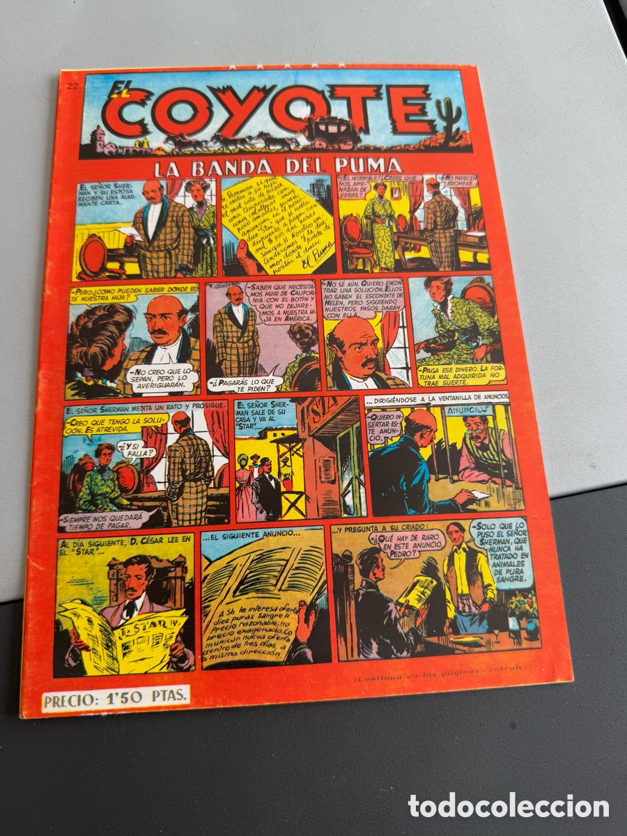 Tebeos: EL COYOTE. LA BANDA DEL PUMA