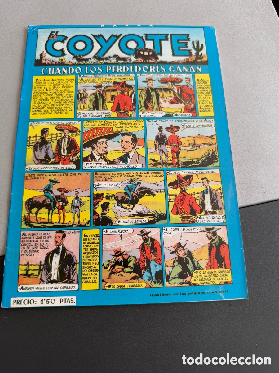 Tebeos: EL COYOTE. CUANDO LOS PERDEDORES GANAN