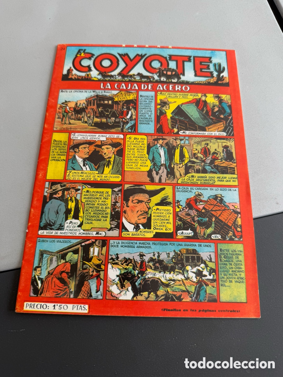 Tebeos: EL COYOTE. LA CAJA DE ACERO