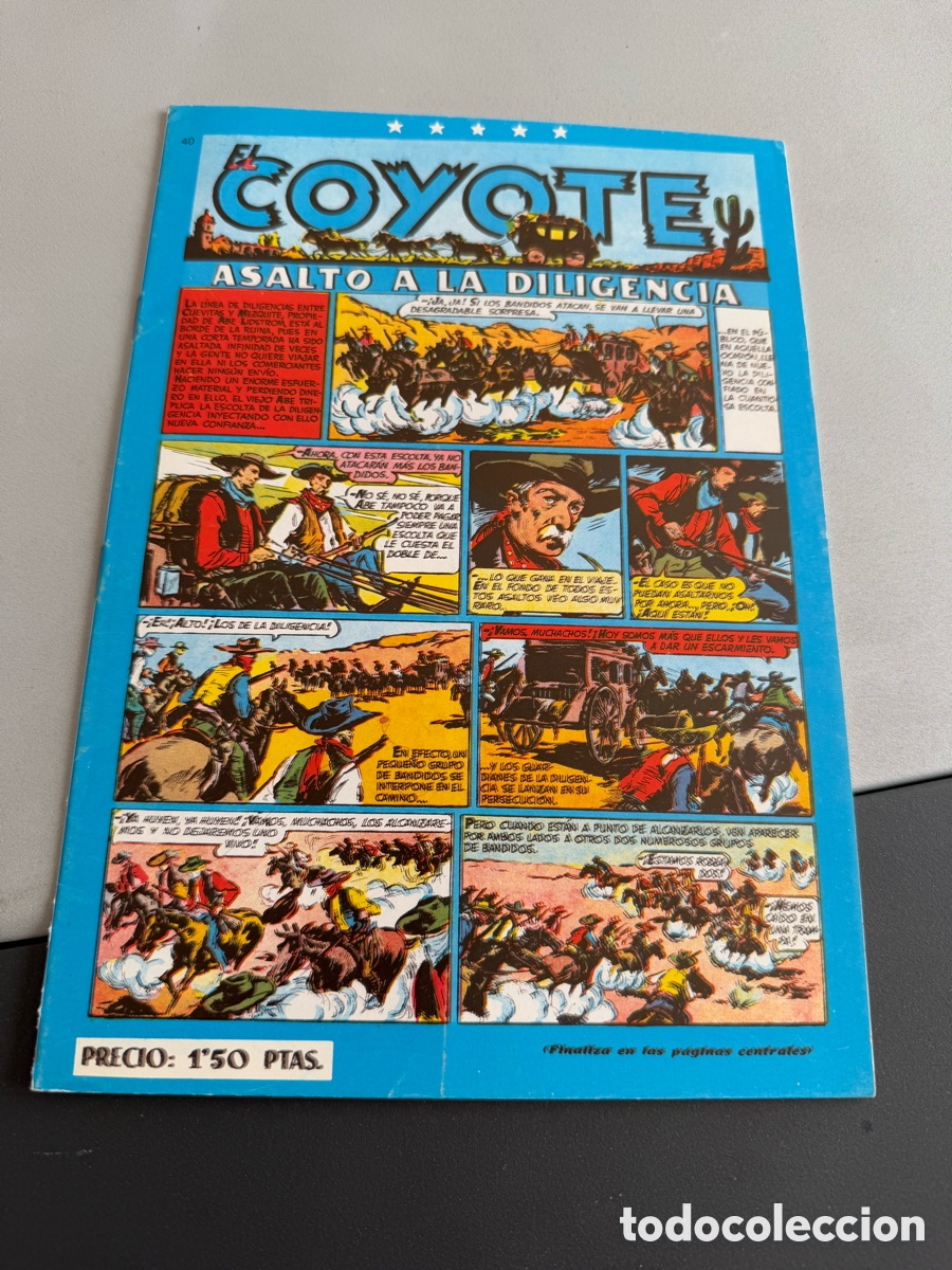 Tebeos: EL COYOTE. ASALTO A LA DILIGENCIA