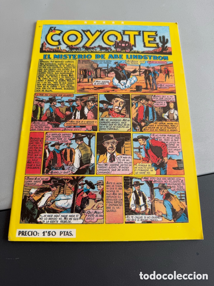Tebeos: EL COYOTE. EL MISTERIO DE ABE LINDSTRON