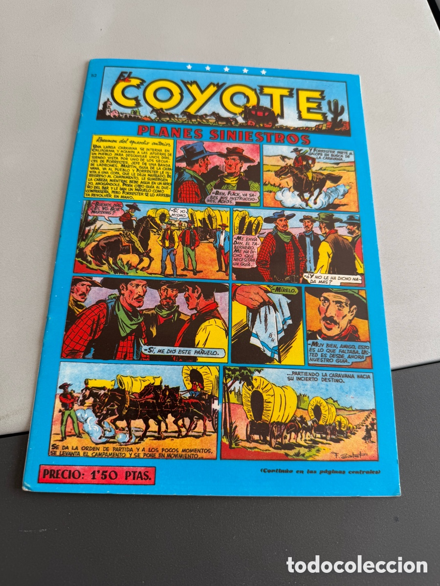 Tebeos: EL COYOTE. PLANES SINIESTROS - Foto 1