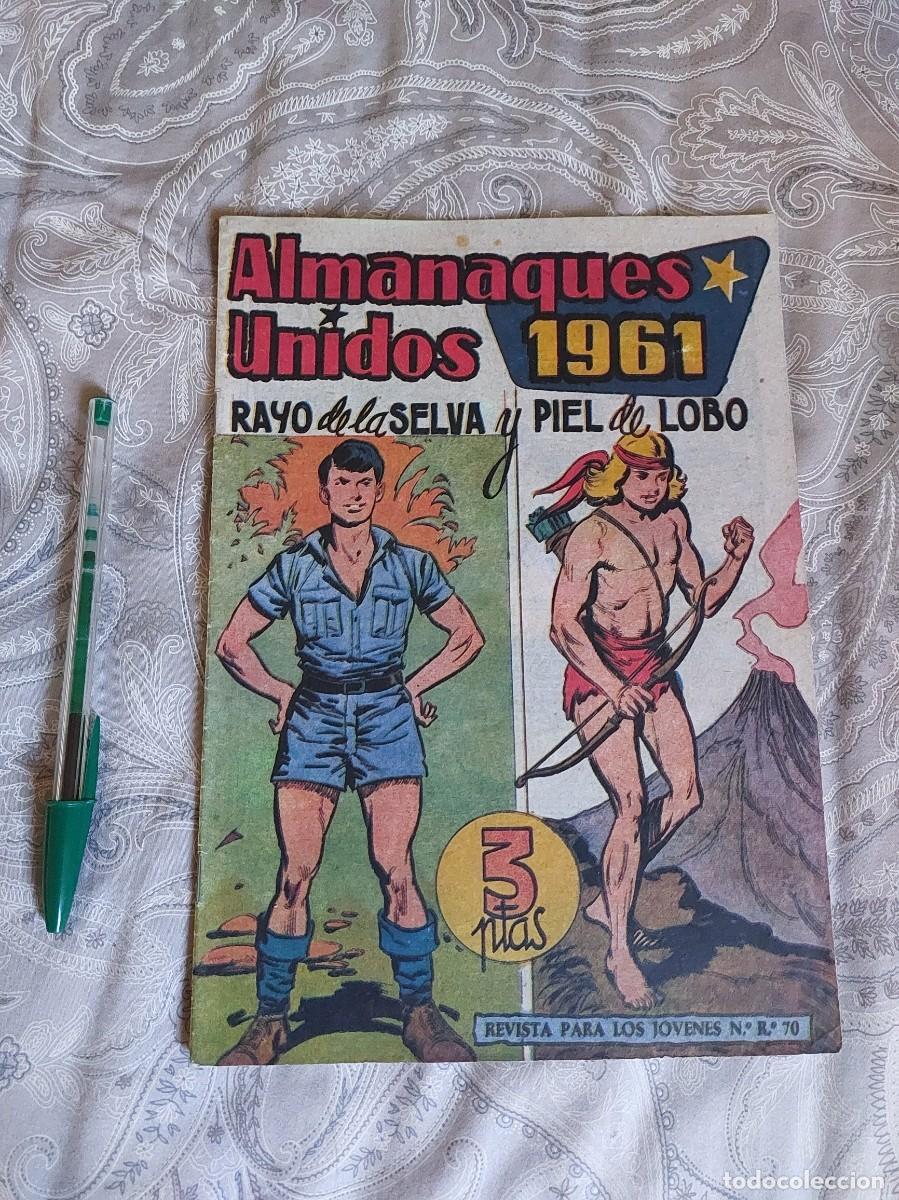 Tebeos: Almanaques Unidos 1961. Rayo de la Selva y Piel de Lobo